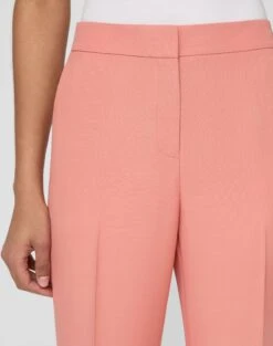 Wool-Silk Crepe Saint Marks Flared Pant -Urban Chic Wear Store mpe46r 1u35 altrosa pink detail