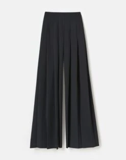 Georgette Leland Pleated Wide Leg Pant