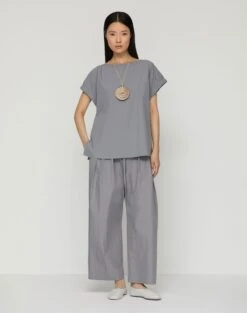 Travel Cotton Dean Wide Leg Ankle Pant 10 Travel Cotton Dean Wide Leg Ankle Pant -Urban Chic Wear Store mpe62r 1x40 titanium full