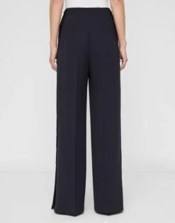Responsible Finesse Crepe Thames Button Wide Leg Pant -Urban Chic Wear Store mpe70r 6147 ink back