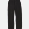 Regenerated Punto Milano Downing Barrel Leg Ankle Pant -Urban Chic Wear Store mpe71r j003 black flat