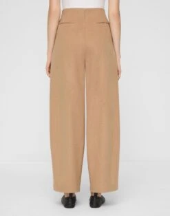 Camel Hair Cooper Pleated Barrel Leg Ankle Pant -Urban Chic Wear Store mpe72r 1d39 camel back