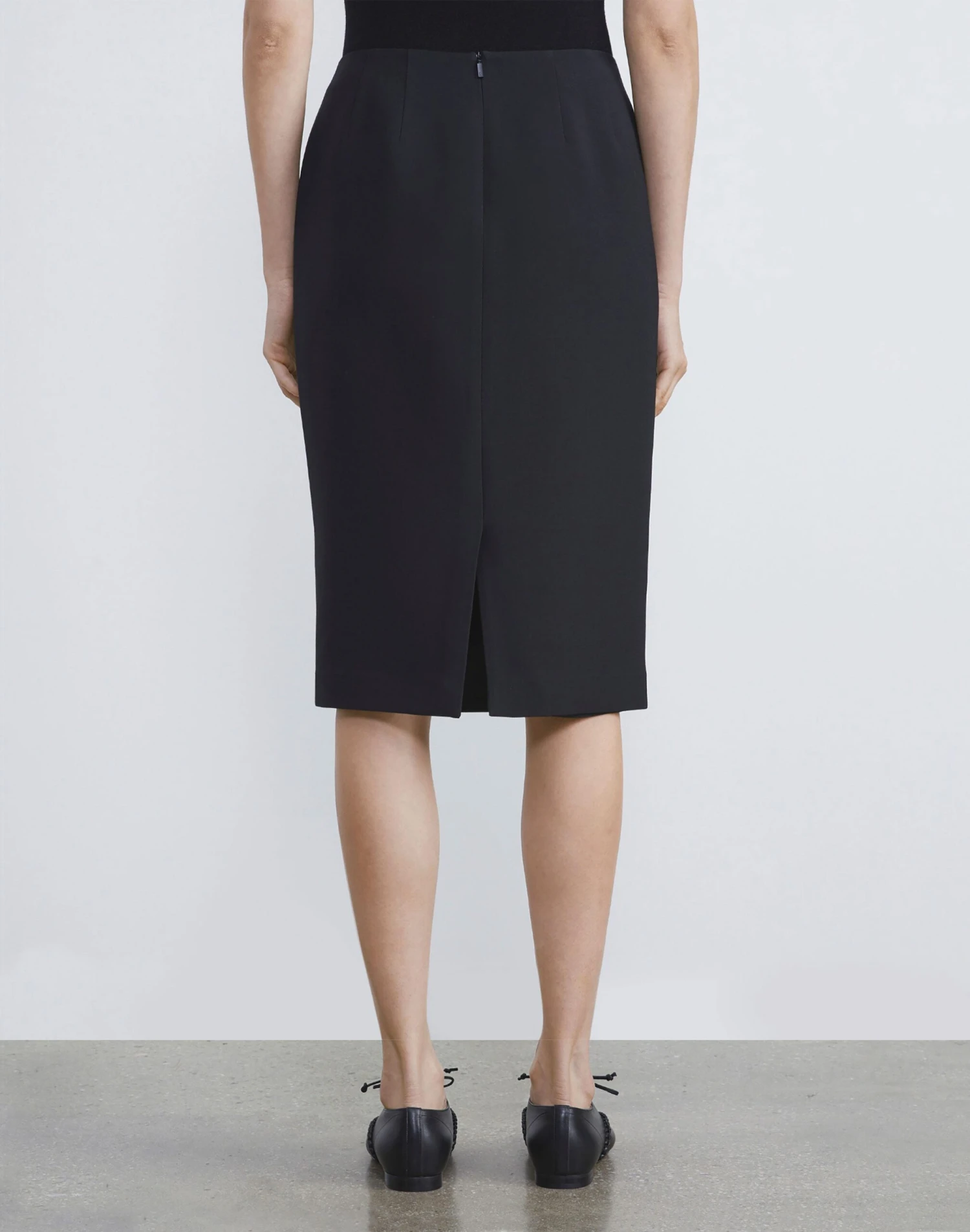 Wool-Silk Crepe Pencil Skirt 8 Wool-Silk Crepe Pencil Skirt - Image 6