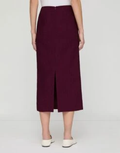 Matelassé Jacquard Straight Midi Skirt 13 Matelassé Jacquard Straight Midi Skirt -Urban Chic Wear Store msn51r 2c74 violet ash back