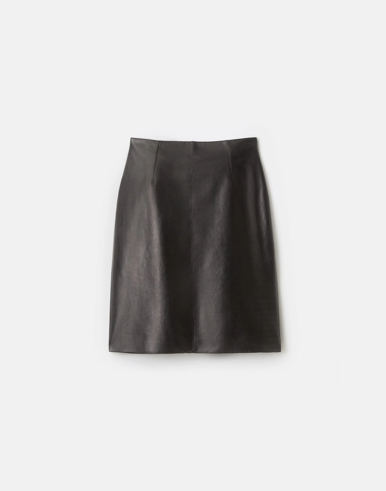 Nappa Leather High Waisted Mini Skirt 3 Nappa Leather High Waisted Mini Skirt