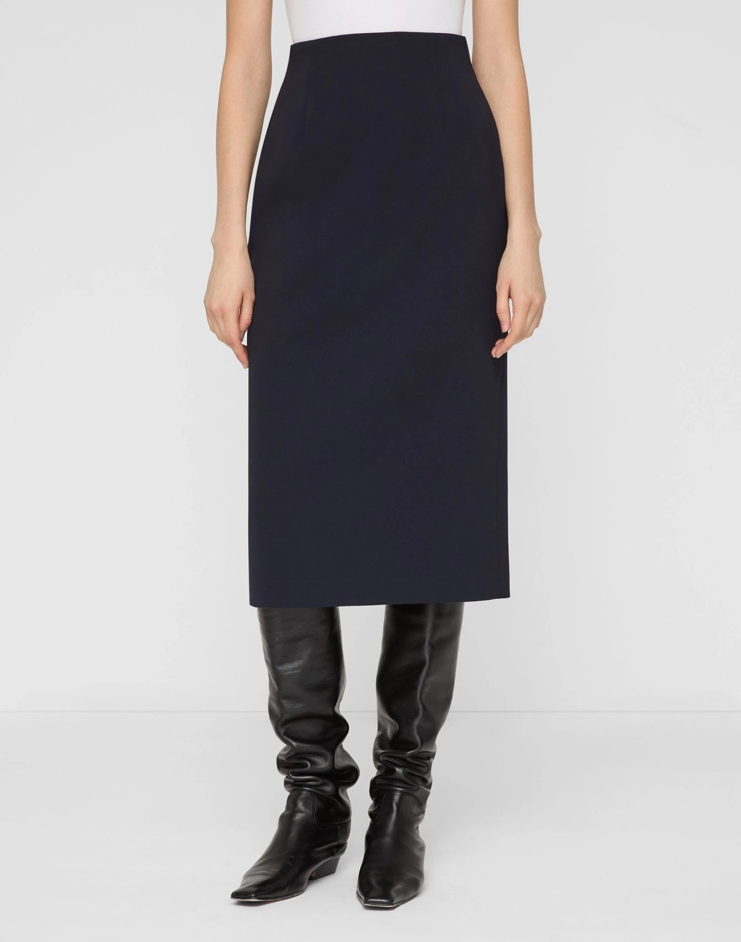 Responsible Finesse Crepe High Waisted Pencil Skirt 4 Responsible Finesse Crepe High Waisted Pencil Skirt - Image 2