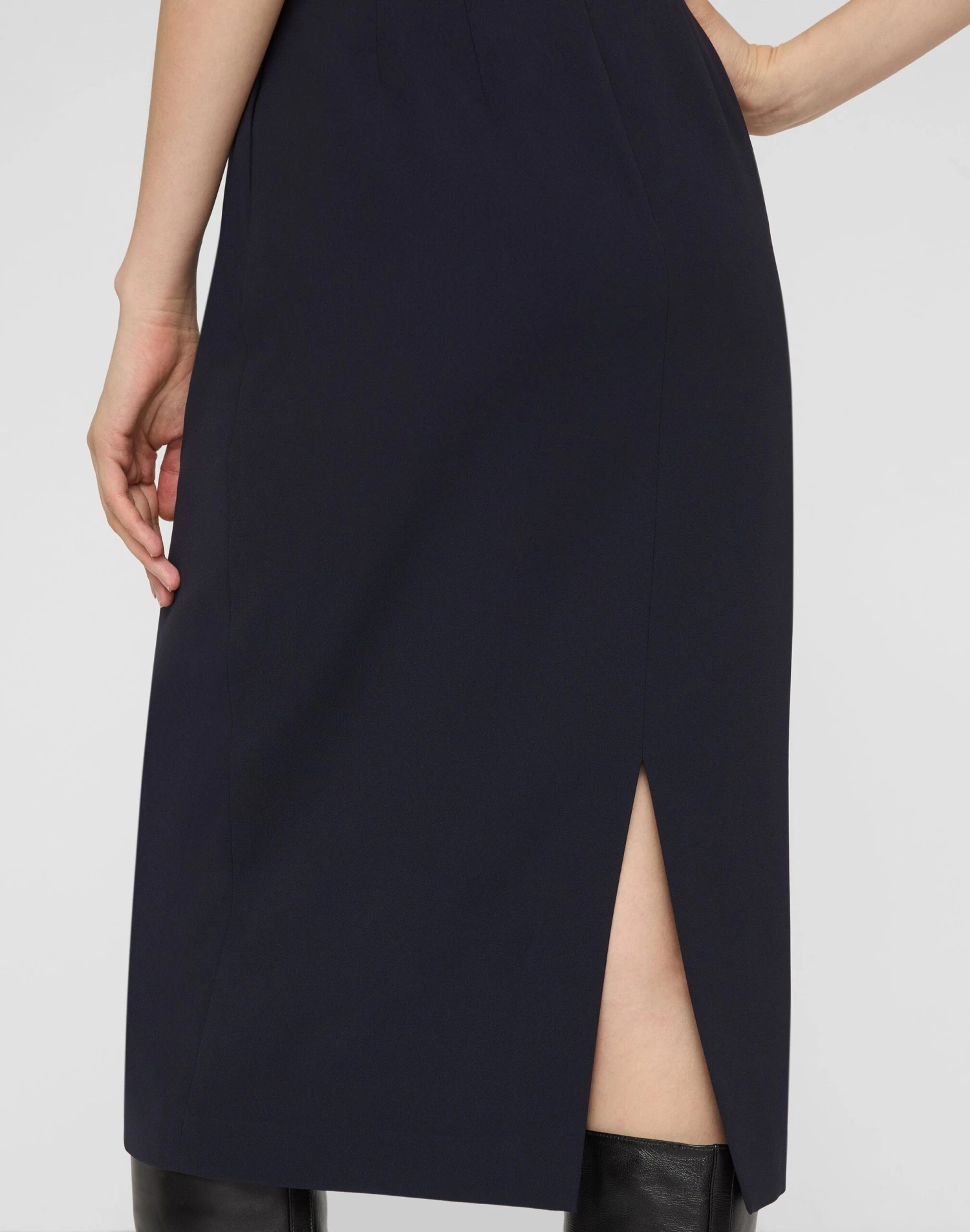 Responsible Finesse Crepe High Waisted Pencil Skirt 5 Responsible Finesse Crepe High Waisted Pencil Skirt - Image 3