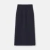 Responsible Finesse Crepe High Waisted Pencil Skirt -Urban Chic Wear Store msq06r 6147 ink flat