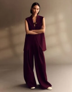 Tropical Wool Neapolitan Vest 13 Tropical Wool Neapolitan Vest -Urban Chic Wear Store mv504h 2b57 violet ash elevated