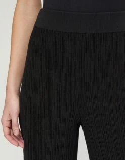 Finespun Voile Ottoman Rib Ankle Pant -Urban Chic Wear Store mweb4r kv52 black detail