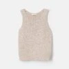 Slub Cotton Scoop Neck Knit Tank -Urban Chic Wear Store mwec6r kkm8 pearl flat