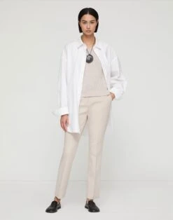 Slub Cotton Scoop Neck Knit Tank -Urban Chic Wear Store mwec6r kkm8 pearl full