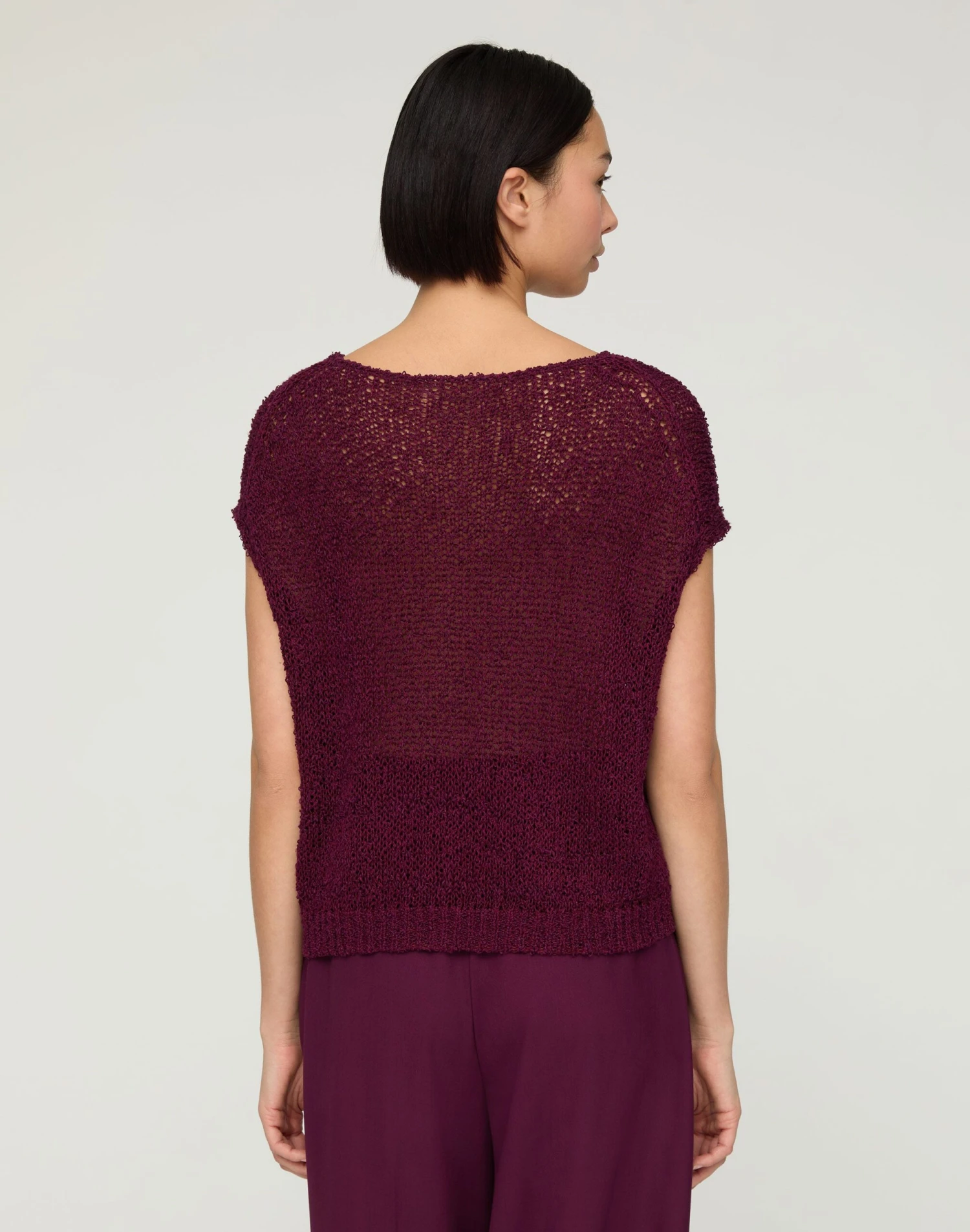 Cotton-Silk Loop Open Stitch Shell 8 Cotton-Silk Loop Open Stitch Shell - Image 6