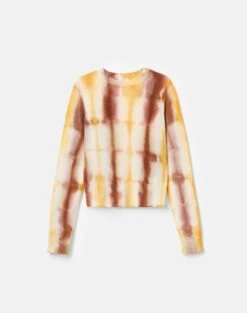 Hand Dyed Cashmere Crewneck Sweater