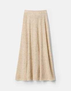 Jacquard Knit Midi Skirt