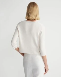 Finespun Voile Open-Front Cropped Cardigan -Urban Chic Wear Store mwy39r kv52 cloud back